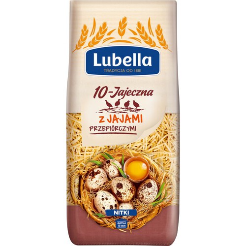 Makaron nitki z jaj przepiórczych Lubella 250 g