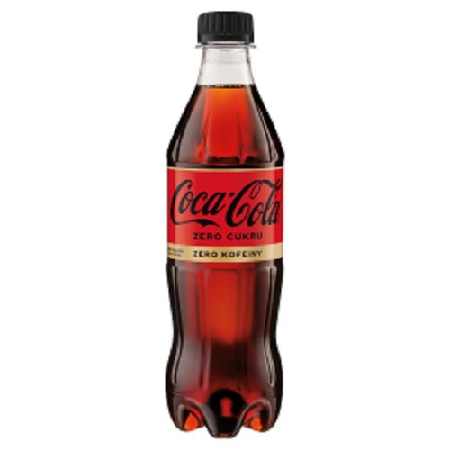 Napój gazowany o smaku cola bez dodatku cukru Coca-Cola 500 ml
