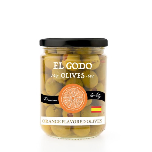 Oliwki z pomarańczą  El Godo 200 g