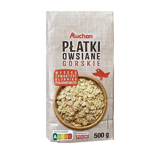 Płatki owsiane górskie Auchan 500 g