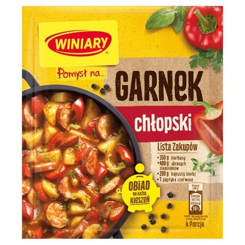 Pomysł na… Chłopski garnek Winiary 40 g